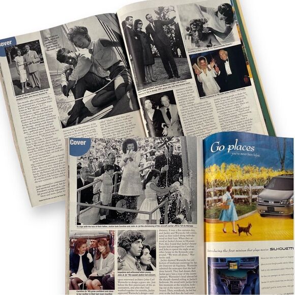 Vintage Oct 1998 People Mag Exclusive Jackie Onassis Shania Twain Paul McCartney - Picture 13 of 16